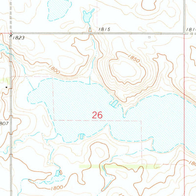 United States Geological Survey Raymond SE, SD (1973, 24000-Scale) digital map