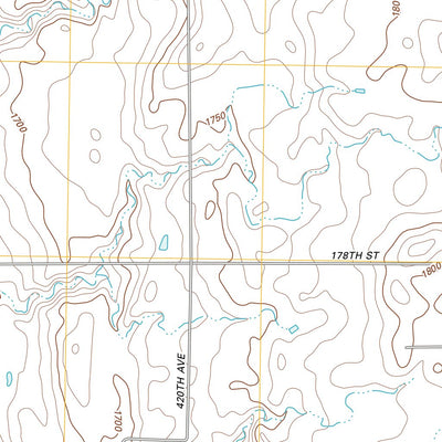 United States Geological Survey Raymond SE, SD (2012, 24000-Scale) digital map