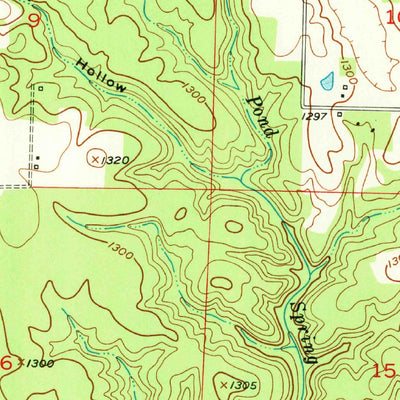 United States Geological Survey Raymondville, MO (1951, 24000-Scale) digital map