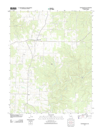 United States Geological Survey Raymondville, MO (2011, 24000-Scale) digital map