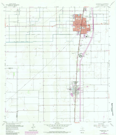 United States Geological Survey Raymondville, TX (1956, 24000-Scale) digital map
