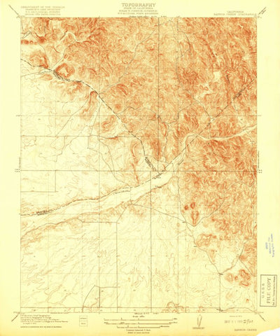 United States Geological Survey Raynor Creek, CA (1919, 31680-Scale) digital map