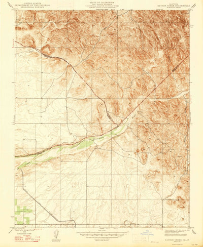 United States Geological Survey Raynor Creek, CA (1947, 24000-Scale) digital map