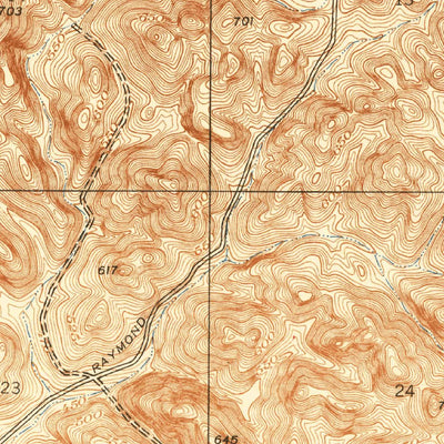 United States Geological Survey Raynor Creek, CA (1947, 24000-Scale) digital map