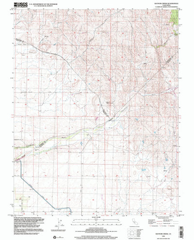 United States Geological Survey Raynor Creek, CA (1999, 24000-Scale) digital map