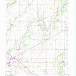 United States Geological Survey Rays Crossing, IN (1956, 24000-Scale) digital map