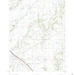 United States Geological Survey Rays Crossing, IN (2022, 24000-Scale) digital map
