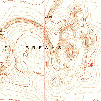United States Geological Survey Rays Lake, ID (1964, 24000-Scale) digital map
