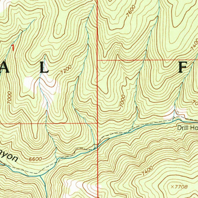 United States Geological Survey Rays Valley, UT (1998, 24000-Scale) digital map