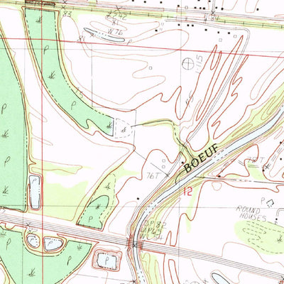 United States Geological Survey Rayville, LA (1982, 24000-Scale) digital map