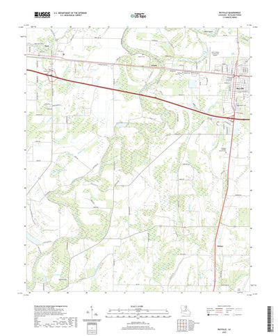 United States Geological Survey Rayville, LA (2020, 24000-Scale) digital map
