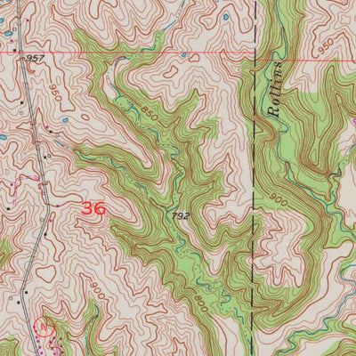 United States Geological Survey Rayville, MO (1957, 24000-Scale) digital map