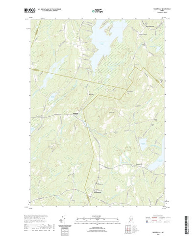 United States Geological Survey Razorville, ME (2021, 24000-Scale) digital map
