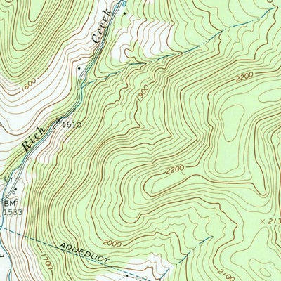 United States Geological Survey Readburn, NY (1965, 24000-Scale) digital map