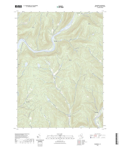 United States Geological Survey Readburn, NY (2023, 24000-Scale) digital map