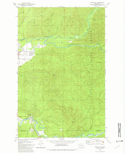 United States Geological Survey Reade Hill, WA (1981, 24000-Scale) digital map