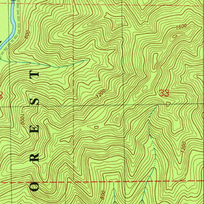 United States Geological Survey Reade Hill, WA (1981, 24000-Scale) digital map