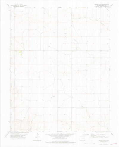 United States Geological Survey Reader Lake, CO (1978, 24000-Scale) digital map