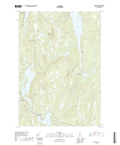 United States Geological Survey Readfield, ME (2021, 24000-Scale) digital map