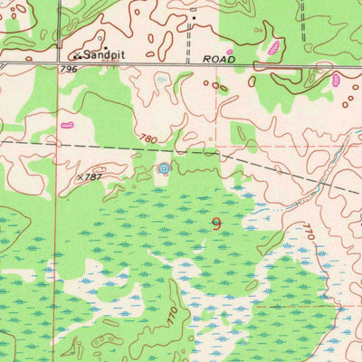 United States Geological Survey Readfield, WI (1969, 24000-Scale) digital map