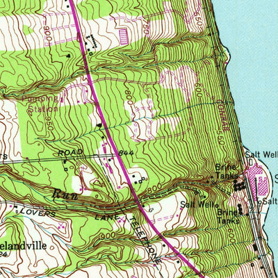 United States Geological Survey Reading Center, NY (1950, 24000-Scale) digital map