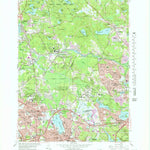 United States Geological Survey Reading, MA (1966, 25000-Scale) digital map