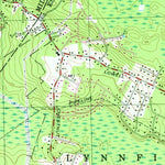 United States Geological Survey Reading, MA (1966, 25000-Scale) digital map