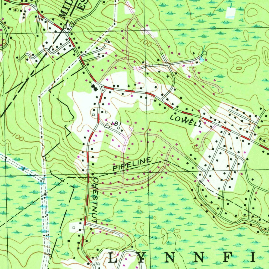 Reading Ma 1966 25000 Scale Map By United States Geological Survey Avenza Maps 