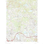 United States Geological Survey Reading, MA (2021, 24000-Scale) digital map