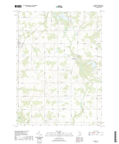 United States Geological Survey Reading, MI (2019, 24000-Scale) digital map
