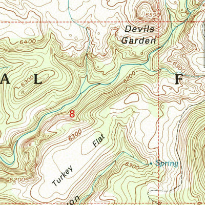 United States Geological Survey Reading Mountain, NM (1999, 24000-Scale) digital map