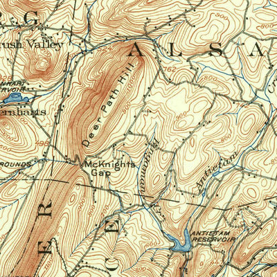 United States Geological Survey Reading, PA (1913, 62500-Scale) digital map