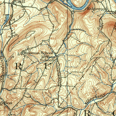 United States Geological Survey Reading, PA (1913, 62500-Scale) digital map