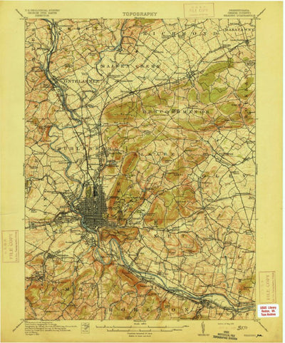 United States Geological Survey Reading, PA (1915, 62500-Scale) digital map