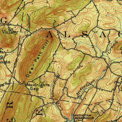 United States Geological Survey Reading, PA (1915, 62500-Scale) digital map