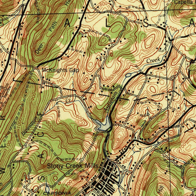 United States Geological Survey Reading, PA (1944, 62500-Scale) digital map