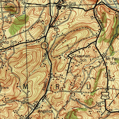 United States Geological Survey Reading, PA (1944, 62500-Scale) digital map