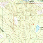 United States Geological Survey Reading Peak, CA (1985, 24000-Scale) digital map