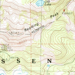 United States Geological Survey Reading Peak, CA (1985, 24000-Scale) digital map