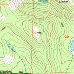 United States Geological Survey Reading Peak, CA (1995, 24000-Scale) digital map