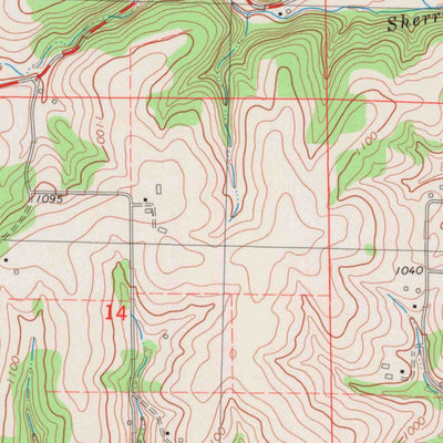 United States Geological Survey Readstown, WI (1983, 24000-Scale) digital map
