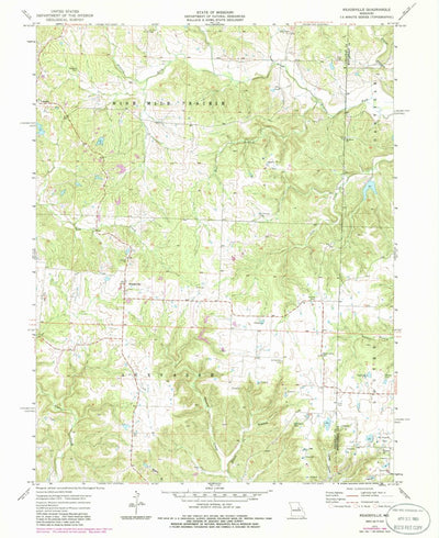 United States Geological Survey Readsville, MO (1973, 24000-Scale) digital map