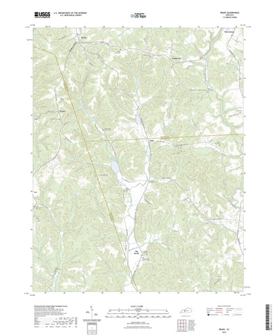 United States Geological Survey Ready, KY (2022, 24000-Scale) digital map