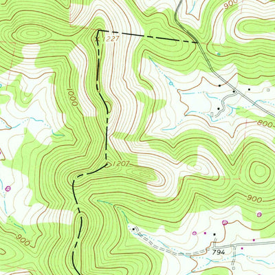 United States Geological Survey Readyville, TN (1962, 24000-Scale) digital map