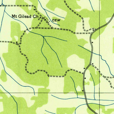 United States Geological Survey Reagan, TN (1936, 24000-Scale) digital map