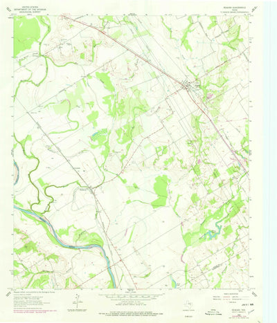 United States Geological Survey Reagan, TX (1962, 24000-Scale) digital map