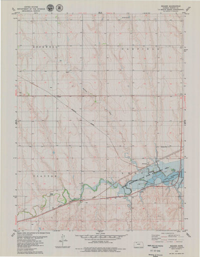 United States Geological Survey Reager, KS (1978, 24000-Scale) digital map