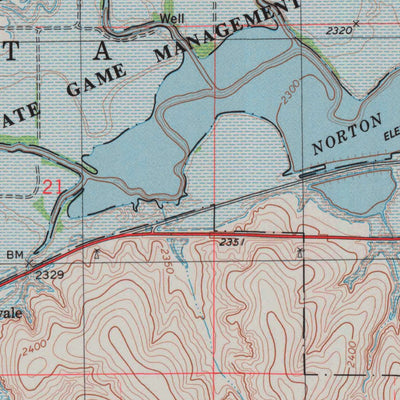 United States Geological Survey Reager, KS (1978, 24000-Scale) digital map
