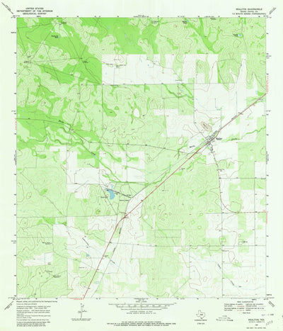 United States Geological Survey Realitos, TX (1967, 24000-Scale) digital map