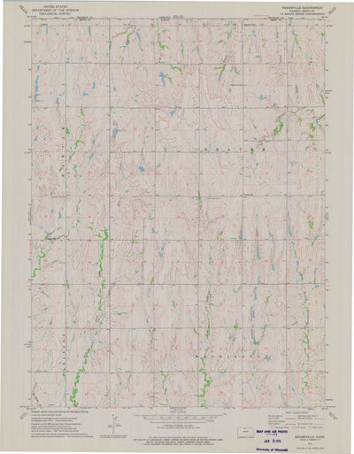 United States Geological Survey Reamsville, KS (1973, 24000-Scale) digital map